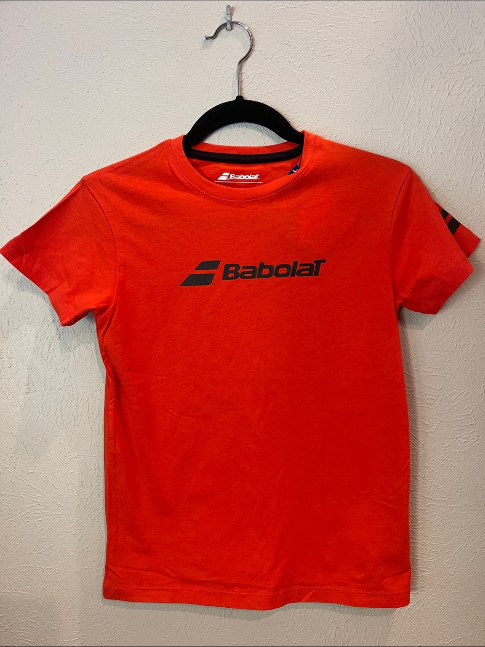 Babolat Kids Size 10/12. Red Logo T-Shirt